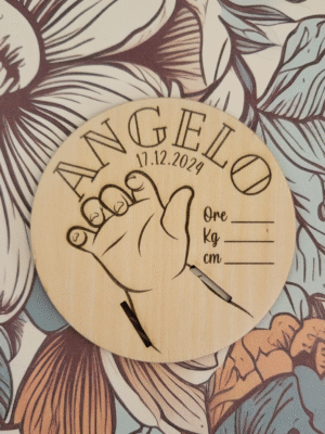 Tondo Porta Braccialetto Ospedale Nascita